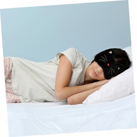 Baluue 1 Set Mask USB Eye Covers for Sleeping Eye Electric Eye Massage Blinder Lightweight Eye Shades Eye Patch Blindfold Eye Shades Sleep Eye Crystal Velvet Black