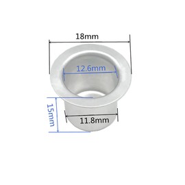 UUYYEO 25 Pcs Metal Candle Cups Holders Candlestick Liners Inserts Holder Prevents from Wax Dripping for Lamp or Candle Making