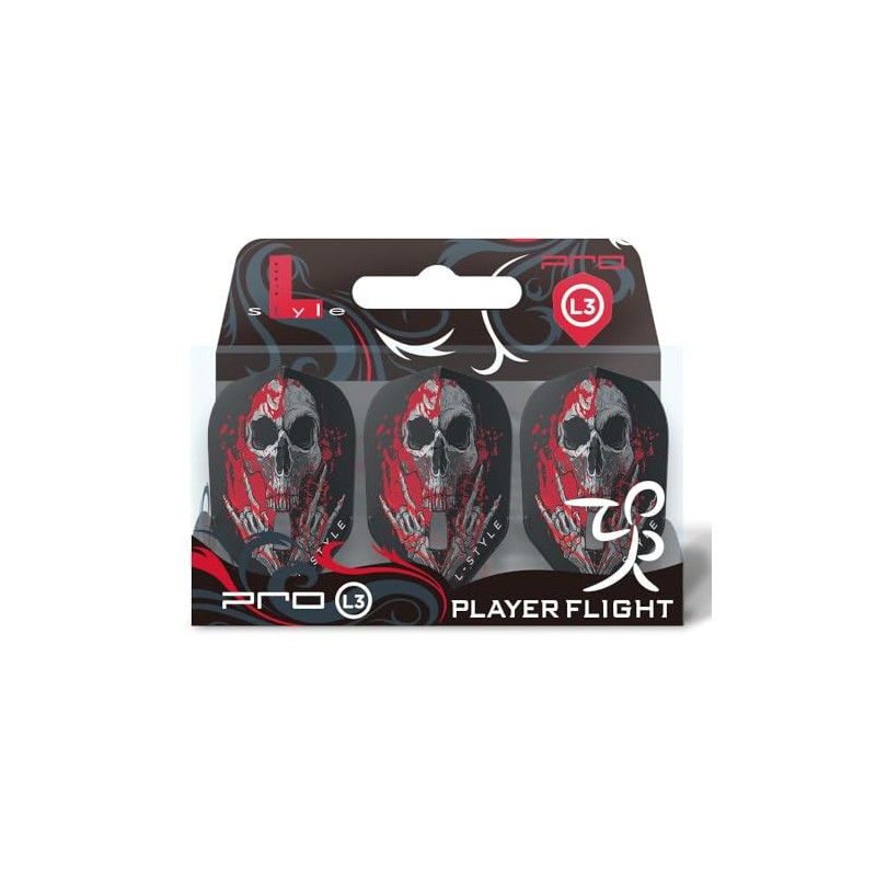 L-Style Pro L3 Ryan Searle V3 Black Dart Flights