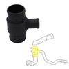 Hconcet Upper Lower Radiator Coolant Hose Tee Compatible with 2010-2013