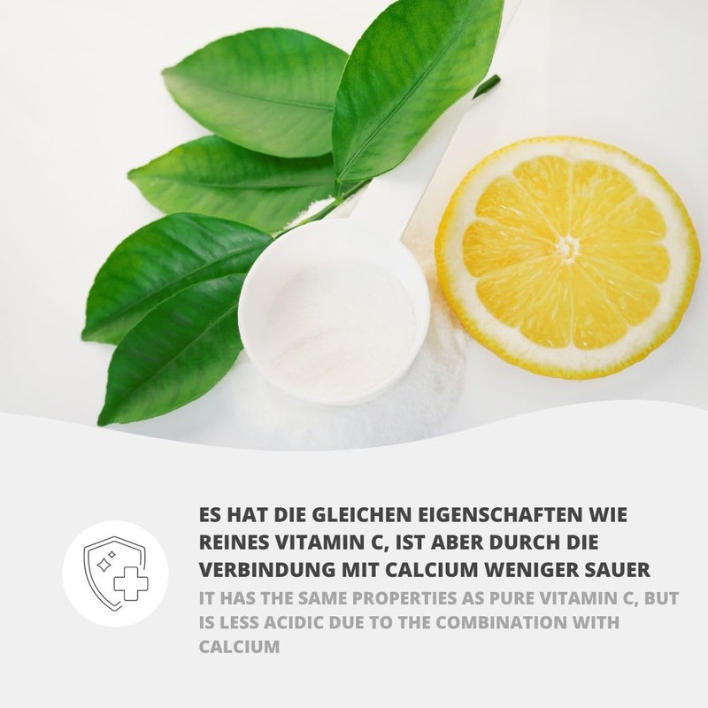 Vitamin C Pulver 100g Calciumascorbat E 302 gepuffert