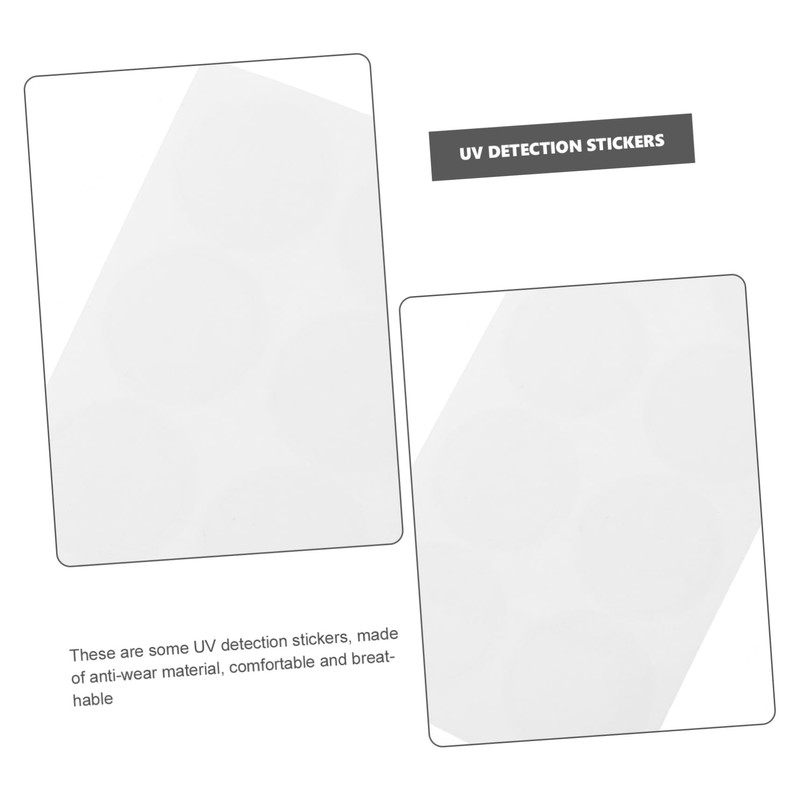 Alipis Uv Detection Stickers Sheets of Sun Blocking Patches for