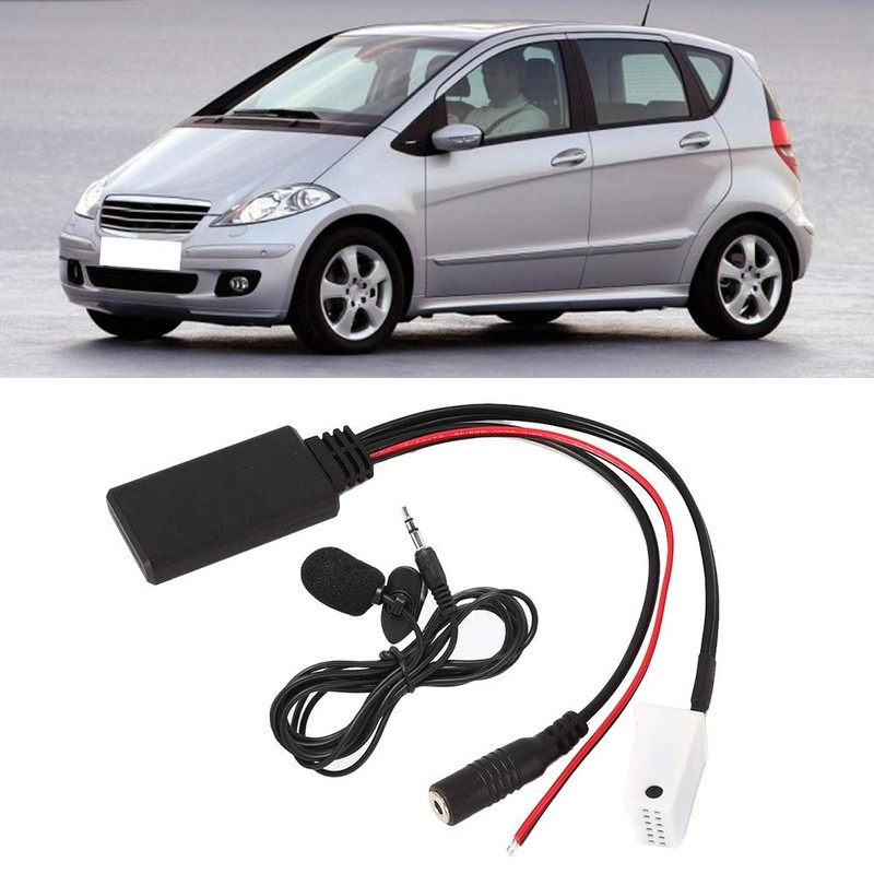 Qiilu Bluetooth Audio Adapter, Car Bluetooth Audio MP3 Cable Adapter