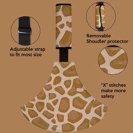Baby Sling Shoulder Carrier,Ultimate Comfort Side Baby Carrier for Newborn to Toddler/Infants (7lbs-44lbs)（Giraffe)