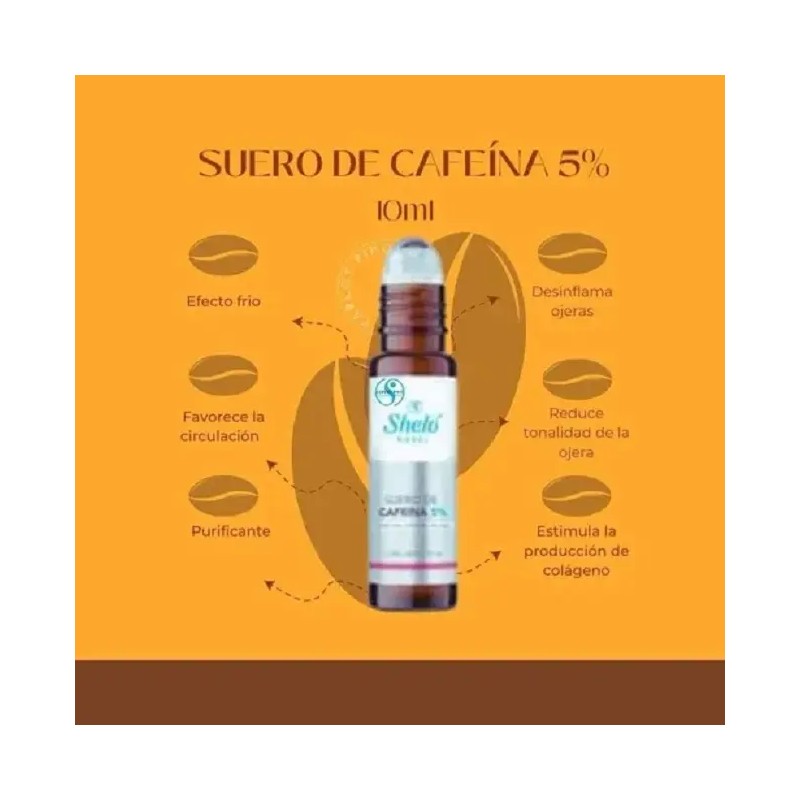 Shelo Suero Ojos Cafeína Unisex Adiós Ojeras Desinflama