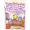 Designer Greetings Yellow Dog Sitting on Bed: Everything a Kid