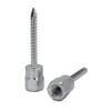 CONFAST® 3/8" Threaded Rod Anchor for Wood, Vertical, 1/4" x