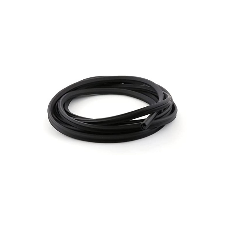 Deventer D522463 Steel Frame Weatherstrip, M2246, 5 M, Black