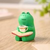 Byttlerom Cartoon Frog Rocking Chair Table Lamp Ornament Miniatures Figurines