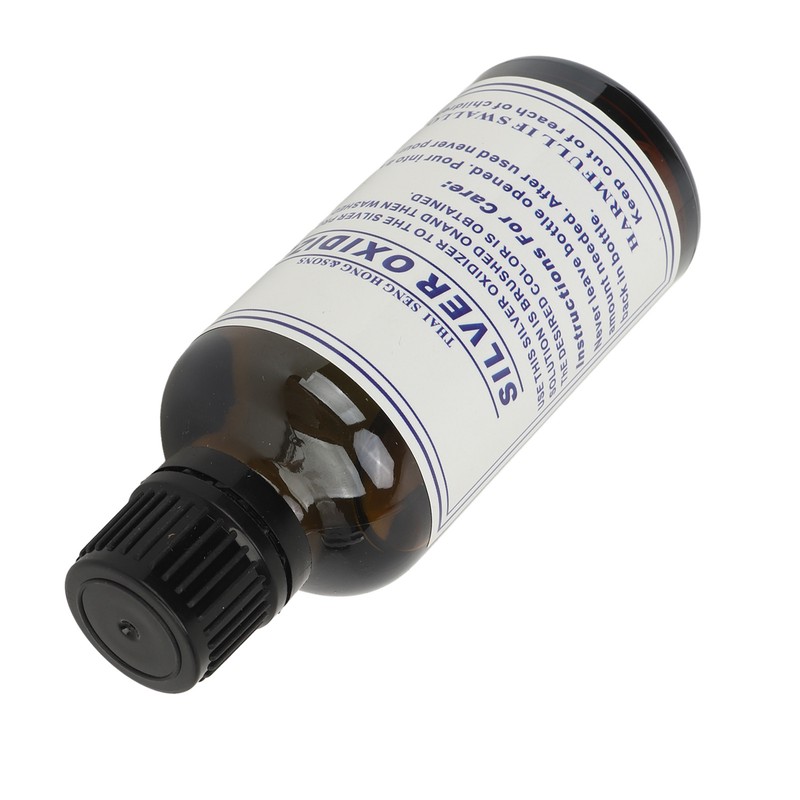 Silver Oxidizer Solution Jewelry Making Black Fast Acting Vintage Effect