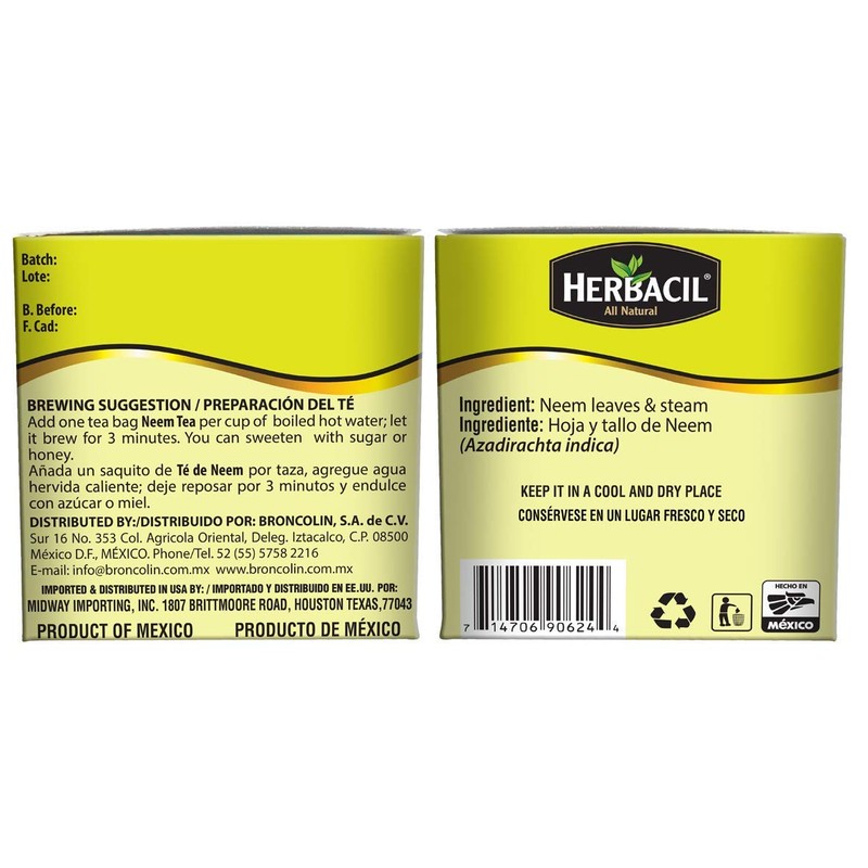 Herbacil Té Neem, Pack of 1