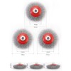 CENPEK 3pcs M14 Cup Twisted Knot Steel Crimp Wire Wheel