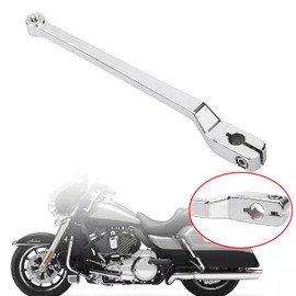 YDLMT Chrome Aluminum 9.84" Extended Heel Shift Shifter Lever for Harley Touring Electra Glide Ultra Limited Road Glide FLTRX FLTRU 1988-later