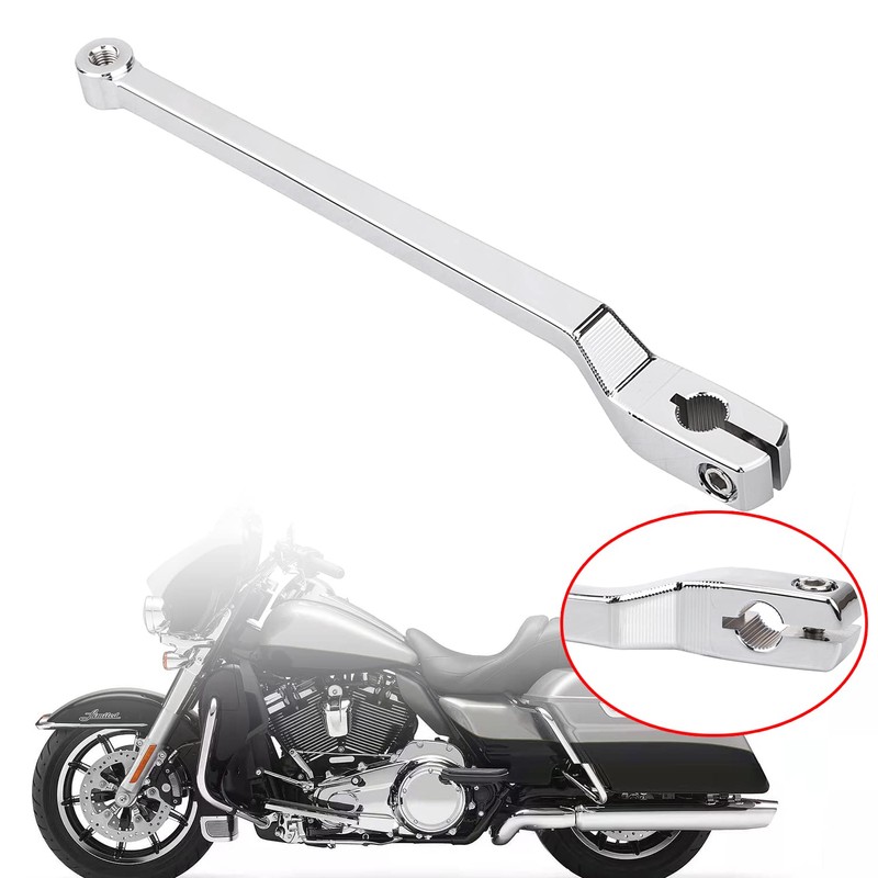YDLMT Chrome Aluminum 9.84" Extended Heel Shift Shifter Lever for