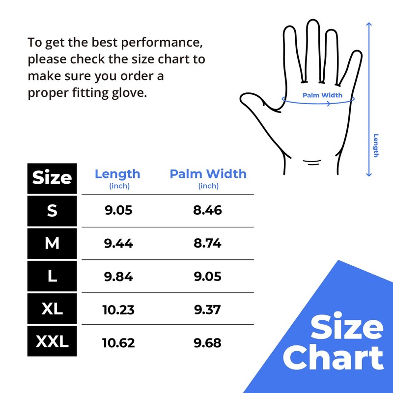 toolant NITRILE Fully-soaked Winter Work Gloves(knitwrist), Black,2XL, 1pcs