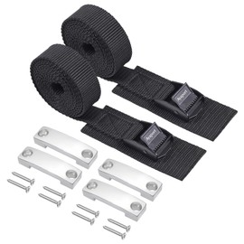 Ayaport Battery Tie Down Strap Battery Box Hold Down Kit 72”, Battery Tie Down Kit, with Stainless Steel Bracket & Screws Used for RV Battery, Accessories