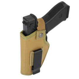 Gun Holsters for Men/Women,IWB/OWB 9mm Holsters for Pistols Right Left,380 Gun Holster,Universal Airsoft Right/Left,Concealed Carry Holster Fits Glock 23,26,27,42,M&P Shield and Similar Handgun,KQ