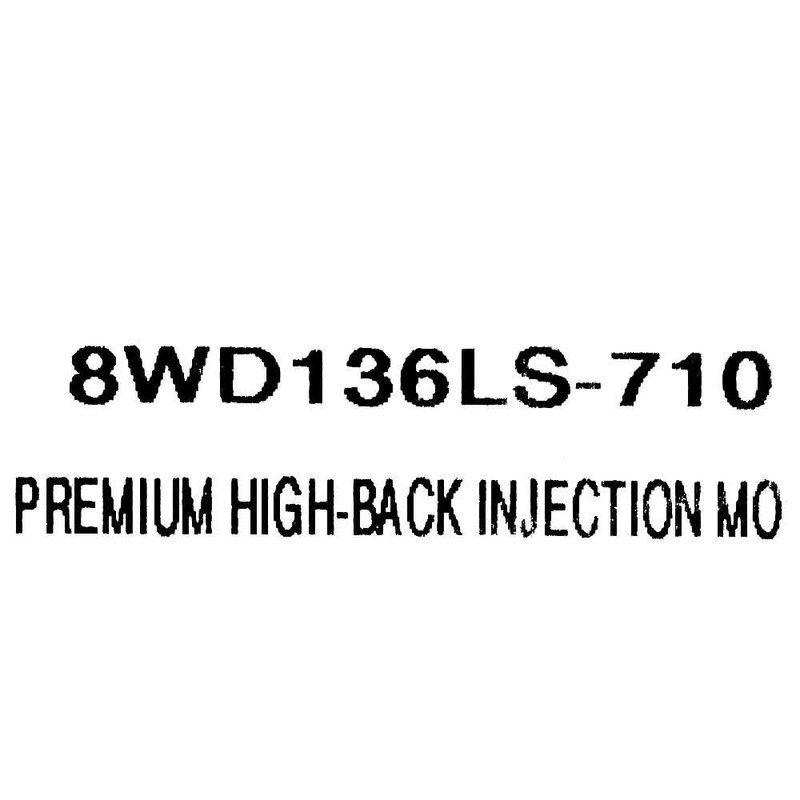 Wise Boat Fold-Down Seat 8WD136LS-710 | White High Back Clam