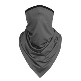 TClian Neck Gaiters UPF 50+ UV Sun Protection Face Mask Breathable Balaclava Bandana Scarf for Outdoor Sport (Black)