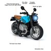 1:12 Pull Back Motorcycle Toy Cool Retro Motorcycle Toy with