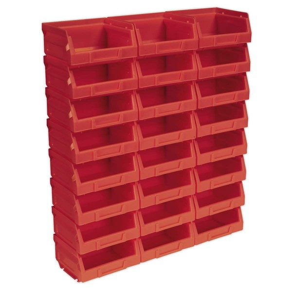 Sealey Tps124R Plastic Storage Bin 103 X 85 X 53Mm