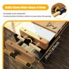Wood Woodworking Table Vise Workbench with G-Shape Fixing Clips and