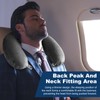 GDEOUP Travel Pillow 100% Pure Memory Foam Neck Pillow Airplane