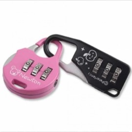 3-Digit Combination Dial Lock Button Lock Rectangular 2ea