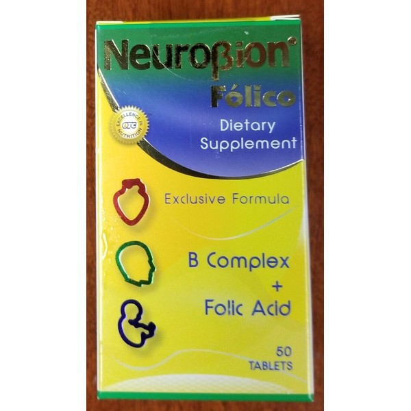 NEUROBION FOLICO DIETARY SUPPLEMENT, 50 TABLETS   Exp. 11/2023