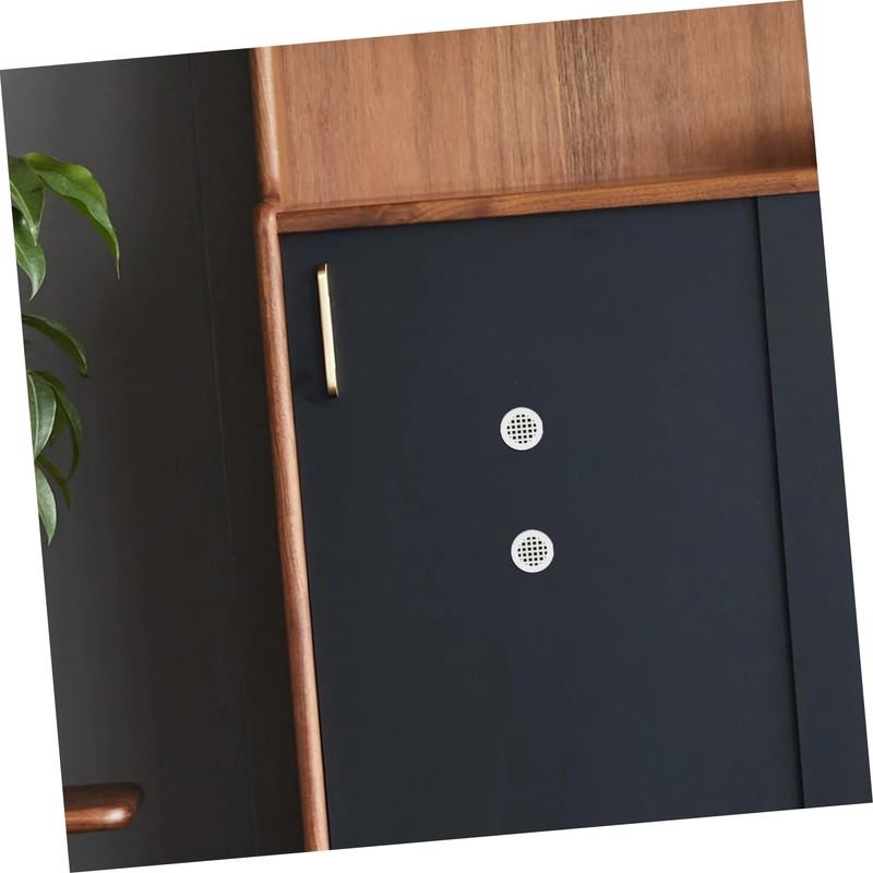 TEHAUX Wardrobe Air Vent Holes 20pcs Round Plastic Vents Cabinet