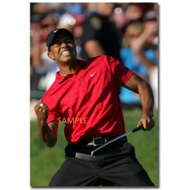 Unbranded TIGER REFRIGERATOR GLOSSY MAGNET CHRISTMAS MAN CAVE CHRISTMAS GIFT GOLF