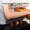 Wrist Rests，Premium Cushion Care armrest, Lift and Adjust Desk Flush
