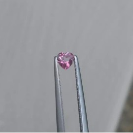 pinnaclediamonds Pink Topaz Heart Gem 4mm
