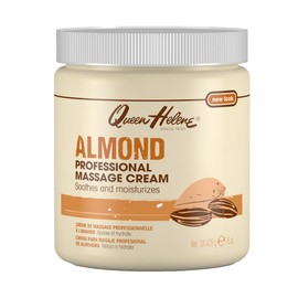 Queen Helene Crema de masaje profesional, almendra, 15 onzas (el embalaje puede variar)