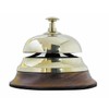 Maritime Brass and Wood Table Bell