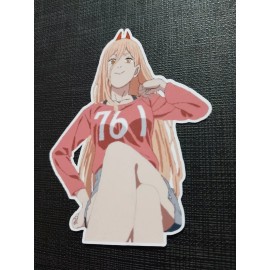 Power from Chainsaw Man Glossy Sticker Anime Waterproof!