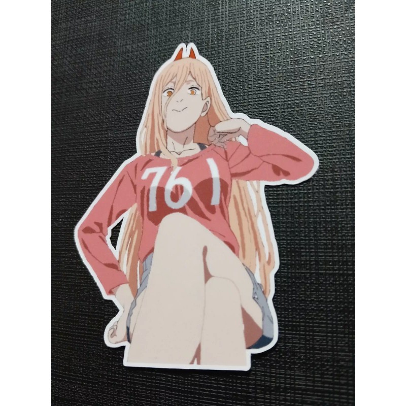 Power from Chainsaw Man Glossy Sticker Anime Waterproof!