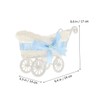 Abaodam Cute Baby Shower Candy Basket 2pcs Handmade Rattan Woven