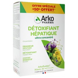 Arkopharma Arkofluides Hepatic Detoxifier 20 Phials + 10 Phials Free