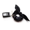 Bandits Scrunchie Keychain with a Hidden Pocket | Ring Black