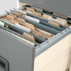 Dinifee 4 Pack Front-to-Back File Drawer Rails for Hanging File