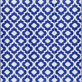 Auto Drive Outdoor plastic straw rug 9 x 12 Black, Blue Reversible Greek key outside RV Patio rug for camper picnic beach Mat balcony - Color: Blue 484