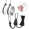 PTJJXA 2 x Rope Ratchet with Hooks, Rope Hanger with