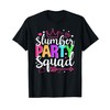 Womens Cute Slumber Party Squad Matching Sleepover T-Shirt