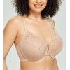 Exclare Women's Front Closure Racerback Bra Plus Size Underwire Unpadded