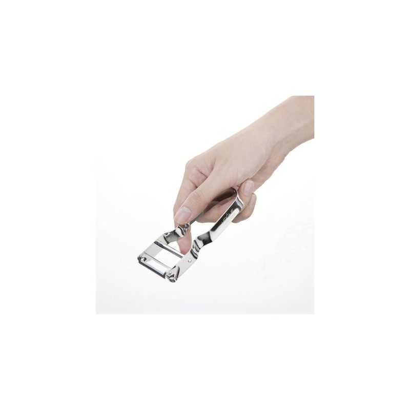 Vogue CF938 Vogue Serrated Speed Peeler, Stainless Steel