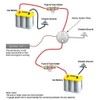 200 AMP Heavy Duty Dual Auxiliary Battery Isolator Copper Cables