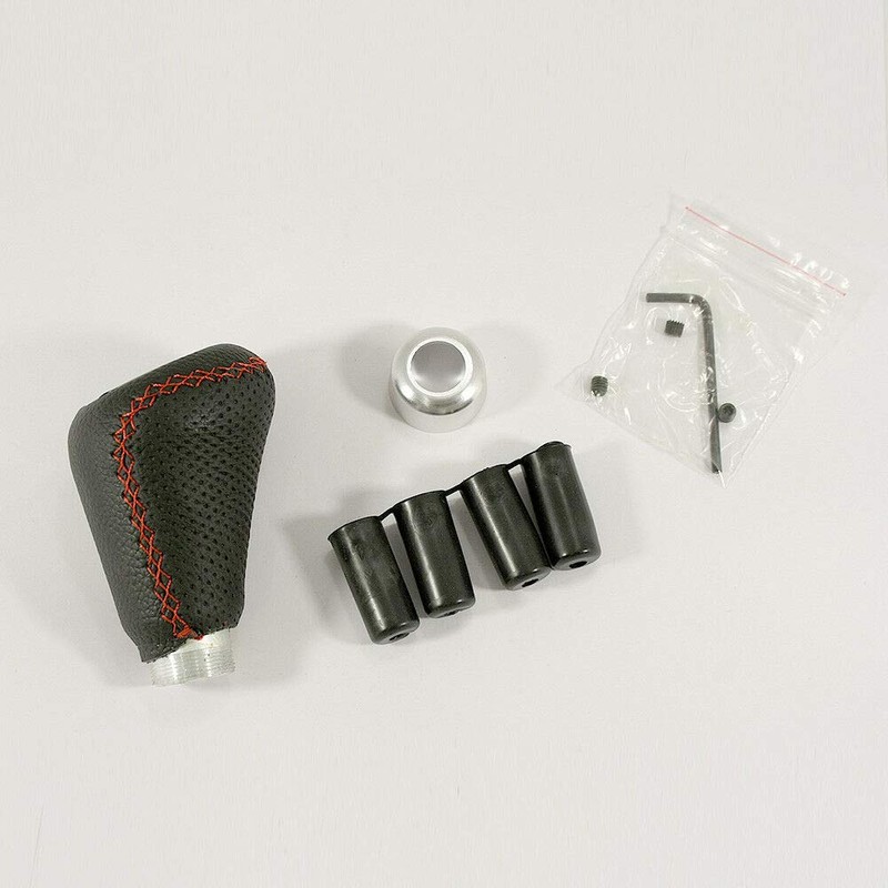Autohobby Gear Knob Gear Knob Gear Stick Faux Leather Black