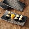 Uaral Sushi Plate Japanese Dish Set Ceramic Sashimi Plate 4