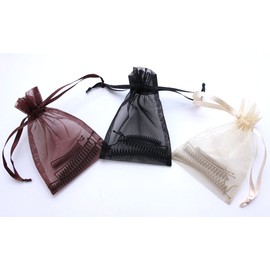 SpyralClips - Set of 3 Blonde - Small, Med & Lrge. For securing hair up or back. Made in China.